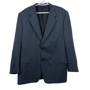 Canali Mens Gray 100% Wool 2 Button Blazer Sport Coat Italy EU 56R, US 46R